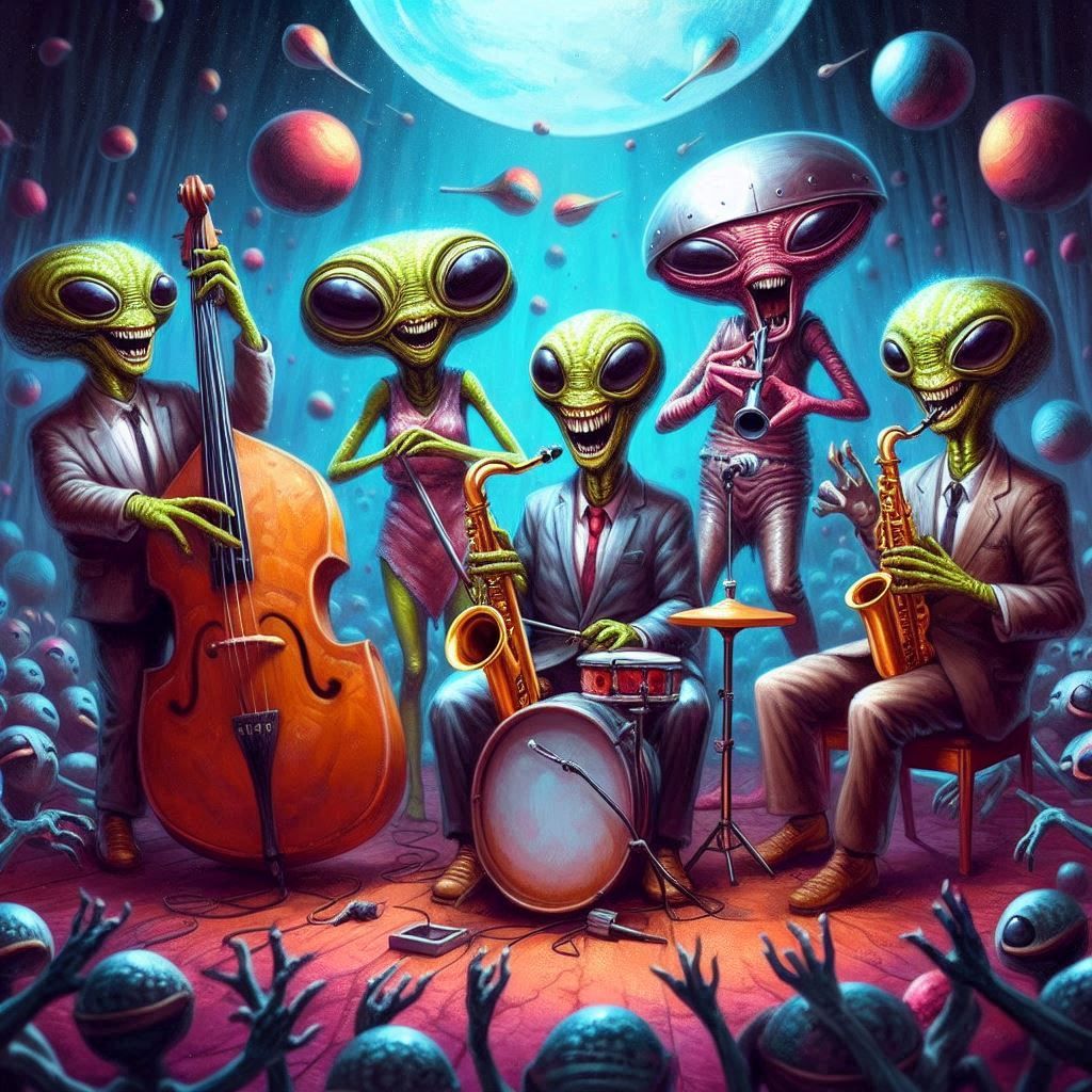 Alien jazz band