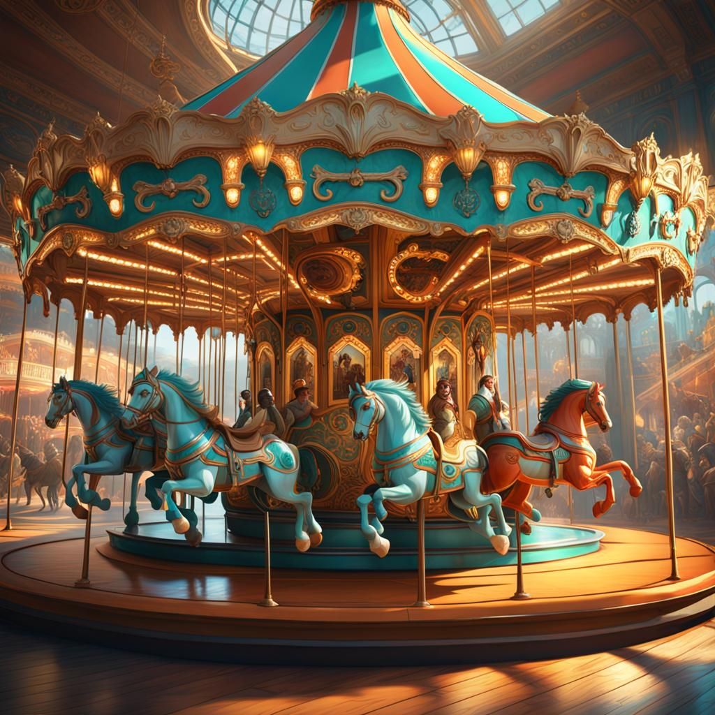 Carousel - AI Generated Artwork - NightCafe Creator