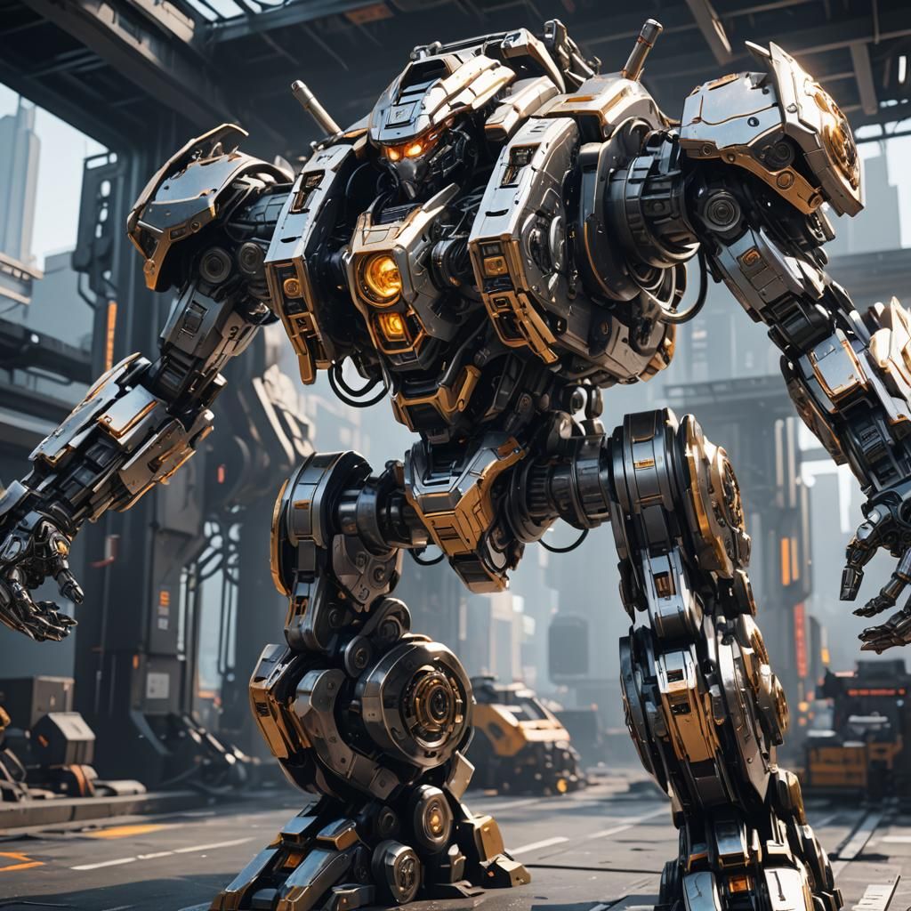 Jungkook BTS as Intricate Sci-Fi Robot