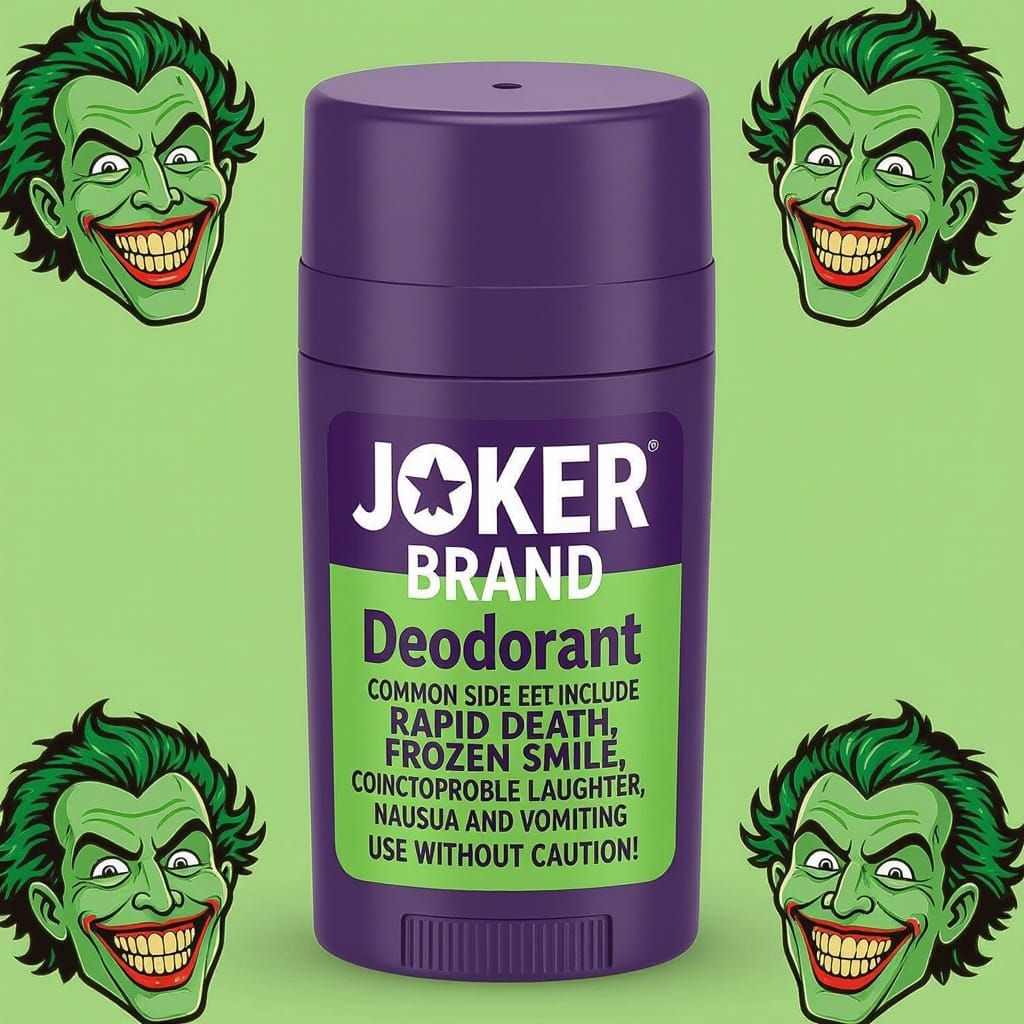 Joker Brand deodorant!  by @Starkllr