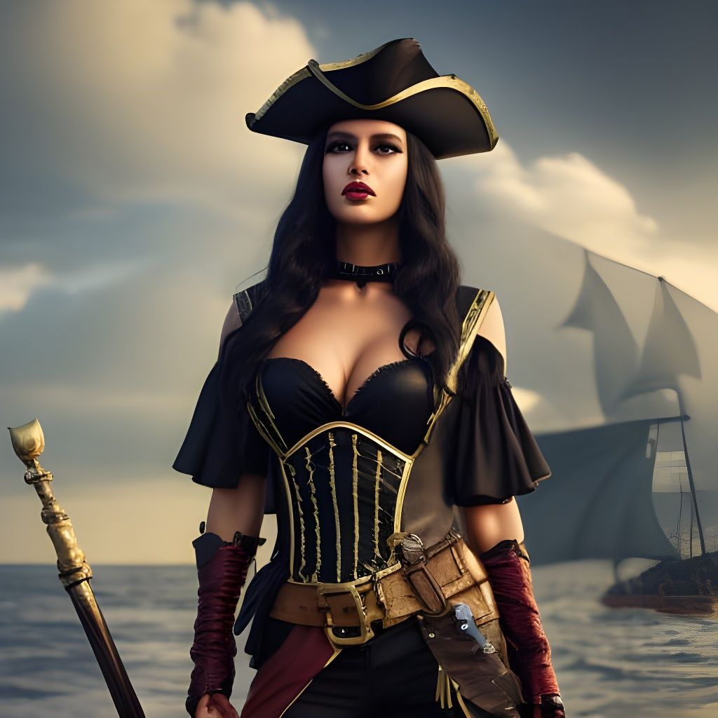 Pirate Lass Ai Generated Artwork Nightcafe Creator 0592