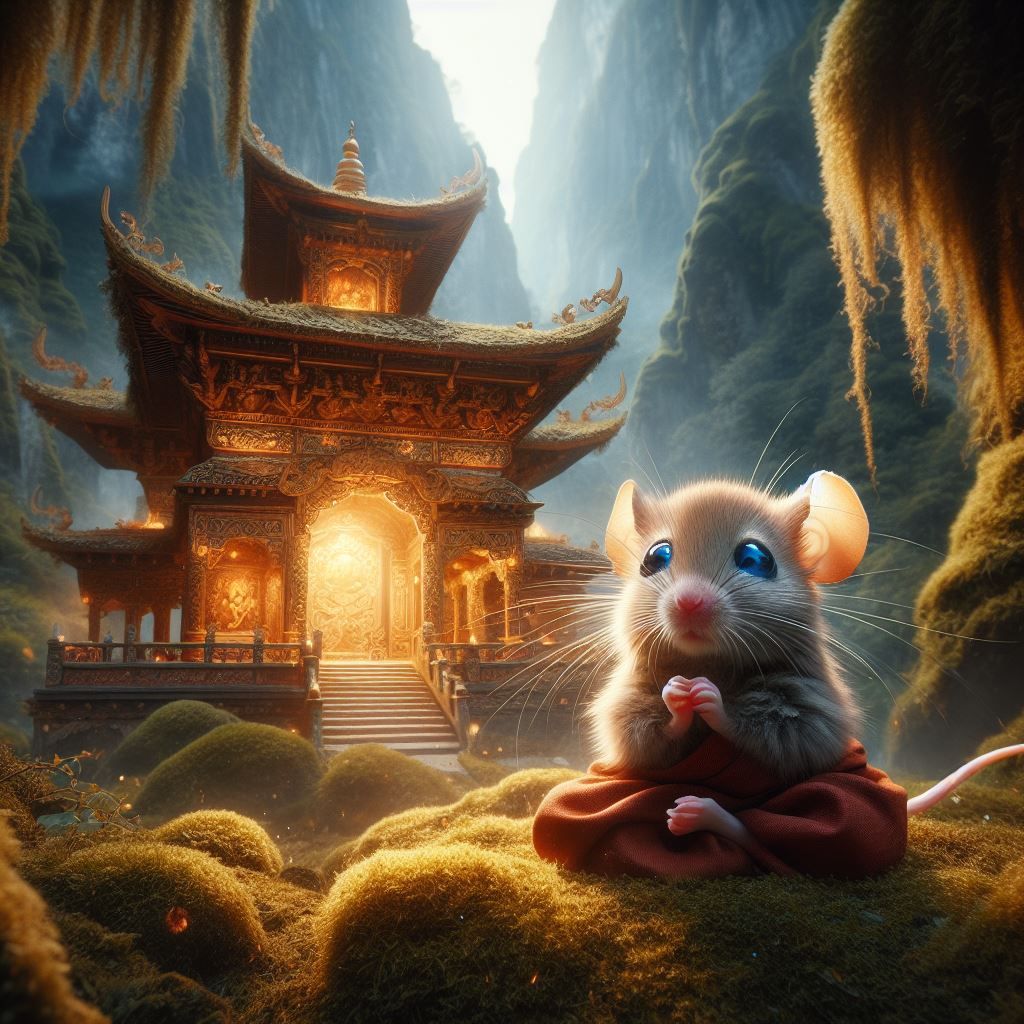 Wee little Buddhist monk