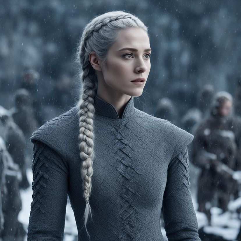 typical girl character from got AI Generated Artwork NightCafe Creator