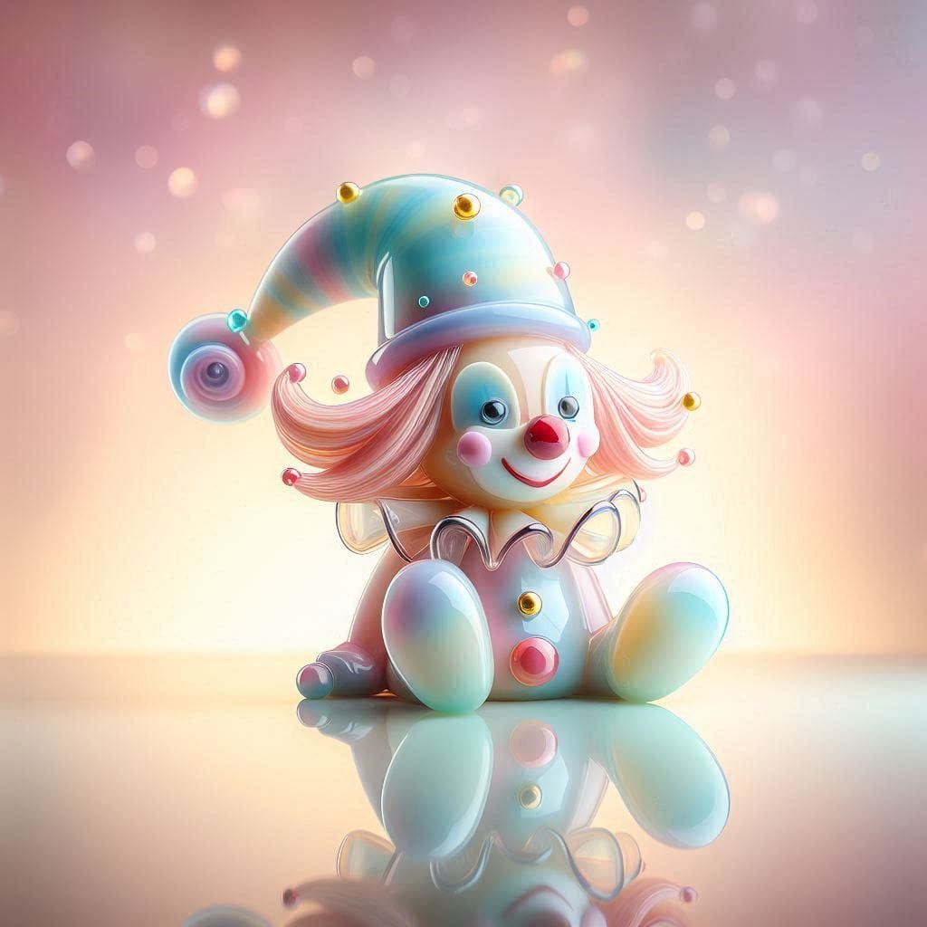 Enameled Glass Figurine