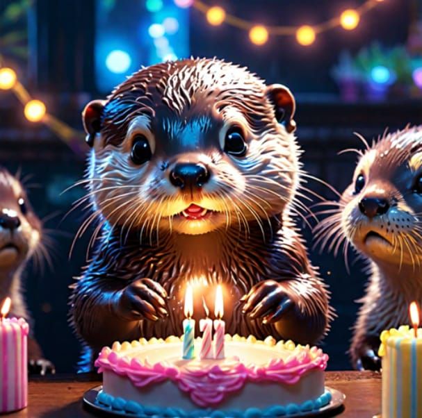 Baby Otter's 1st birthday🎂🥳