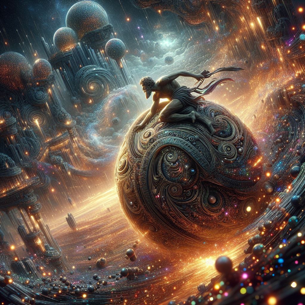 The New Sisyphus Rolling down the hill