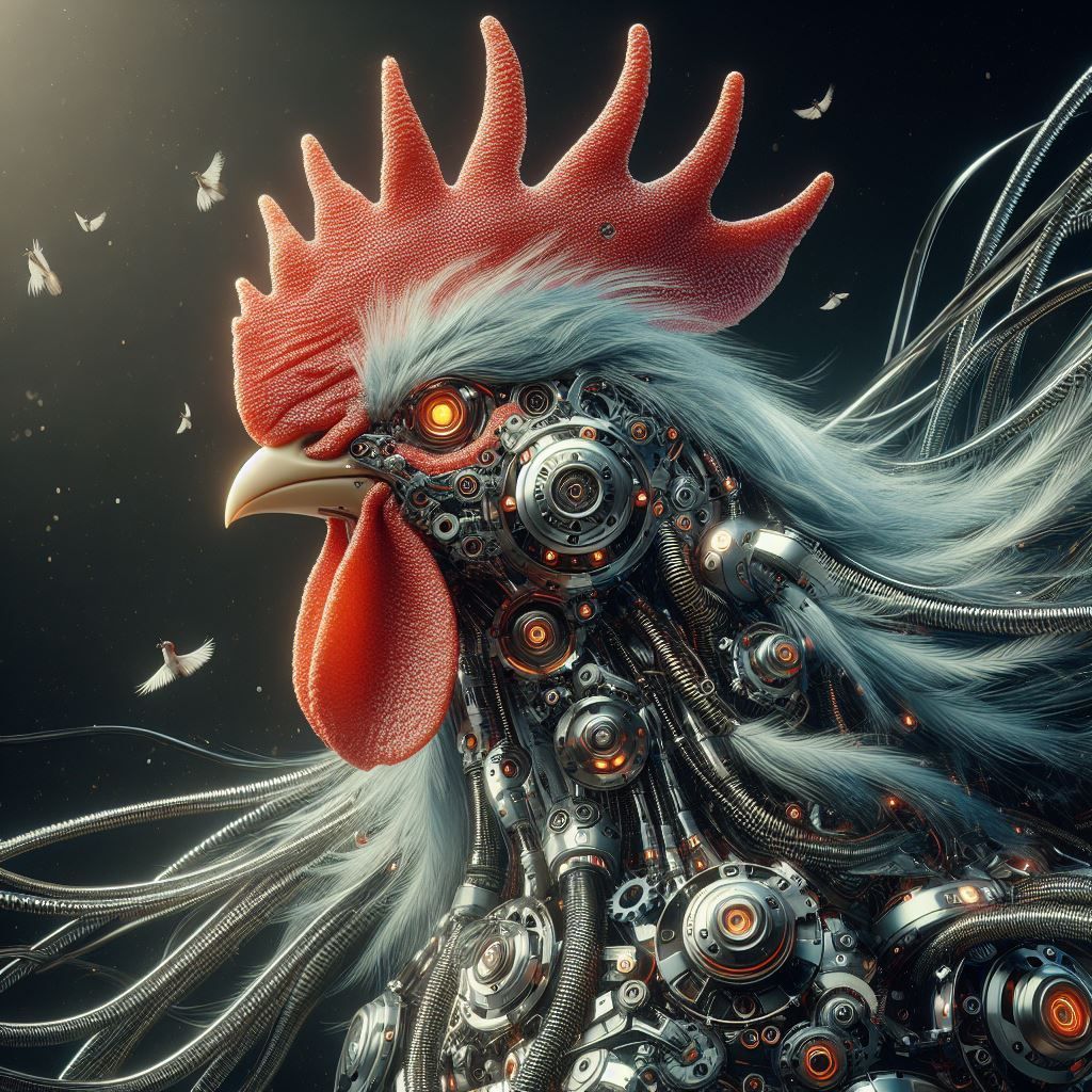 Cyborg Rooster