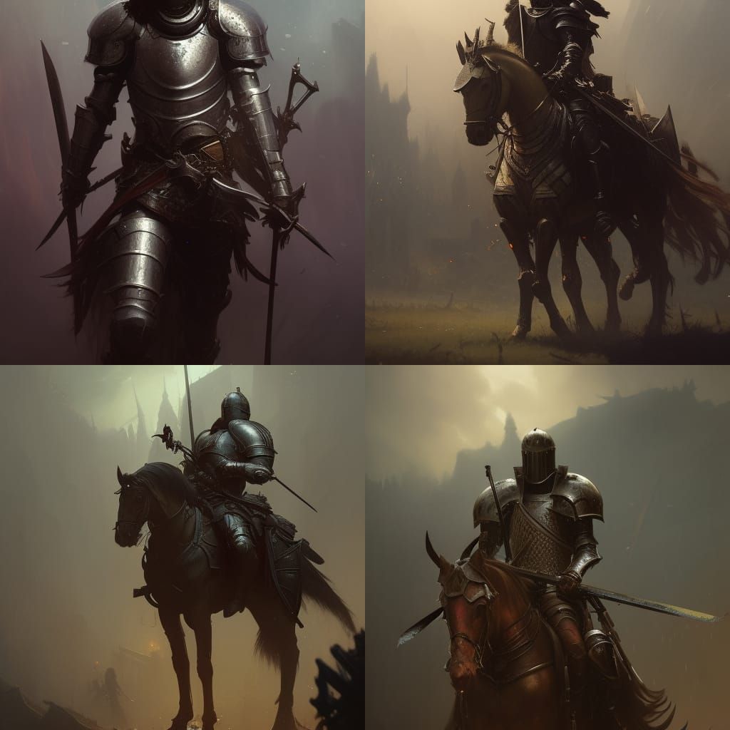 dead male knight