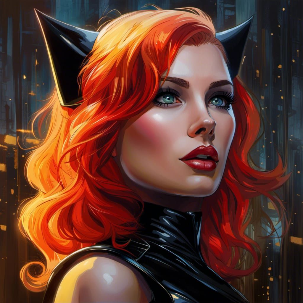 Selina Kyle, aka Catwoman - AI Generated Artwork - NightCafe Creator