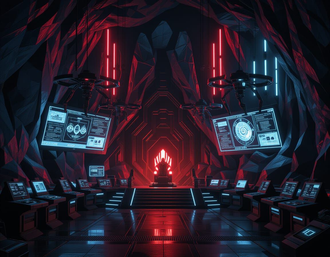 In the Darkness  by @StriderAiArt