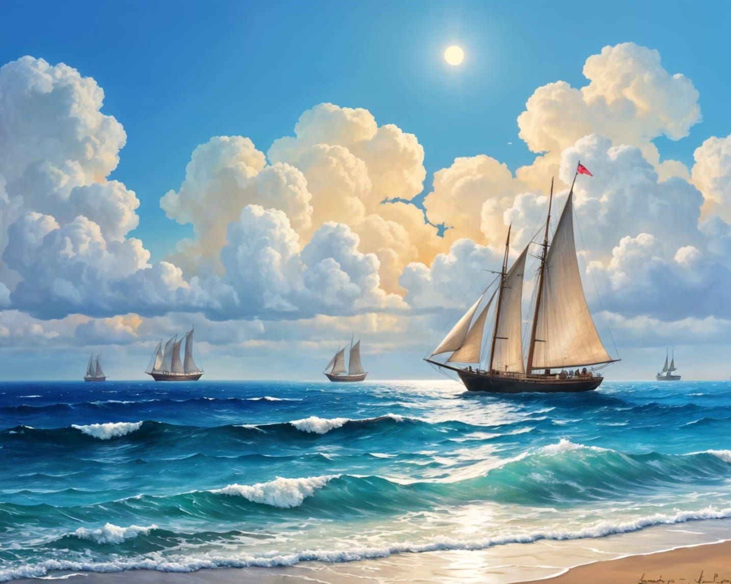 Painted Seascapes II