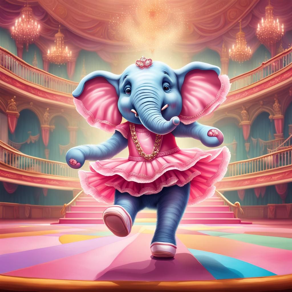 Prima Elephante AI Generated Artwork NightCafe Creator