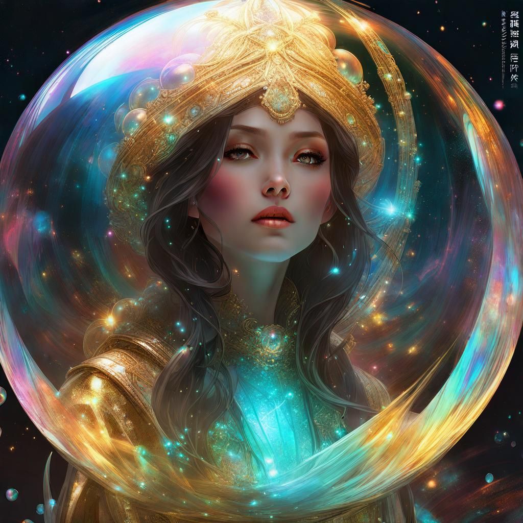 intergalactical golden witch bride - AI Generated Artwork - NightCafe ...