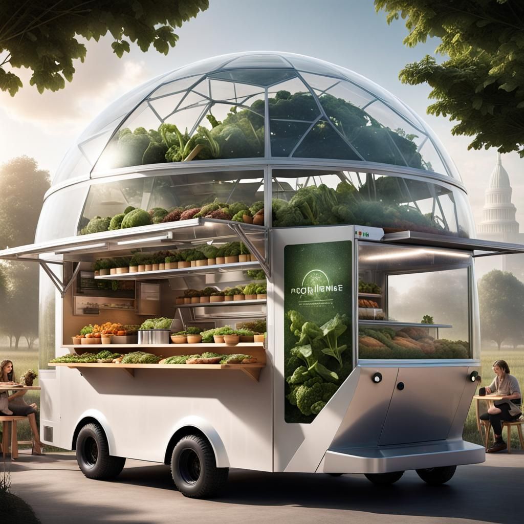 self-sustaining food truck  by @MAF