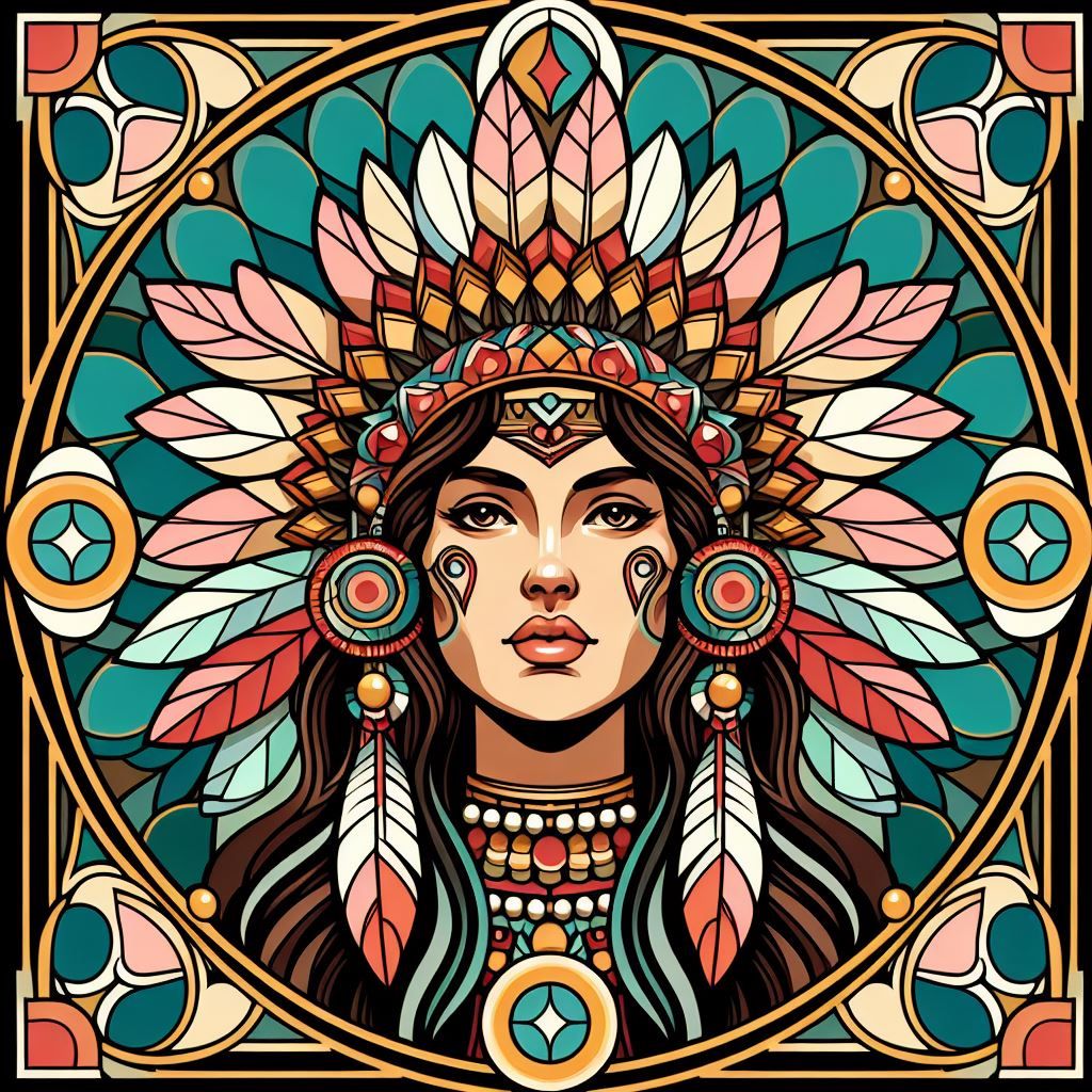 native American pattern