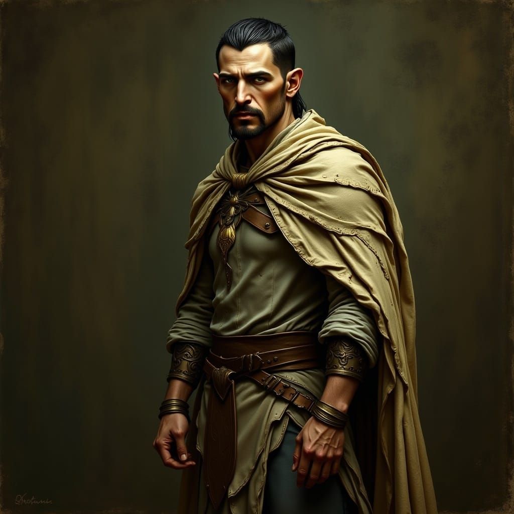  <lora:Elven Queen:1.0> man