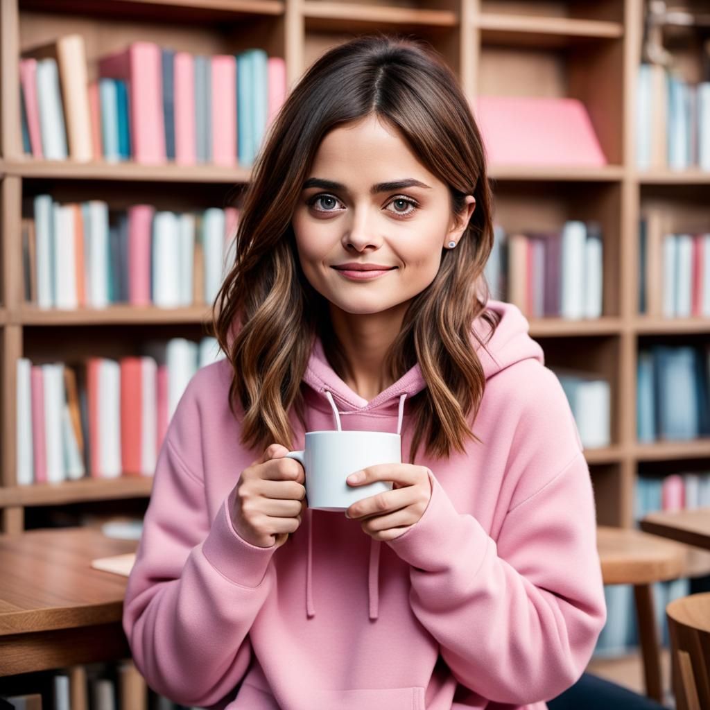 Clara’s Pink Wardrobe: Coffee at the bookshop - No. 1