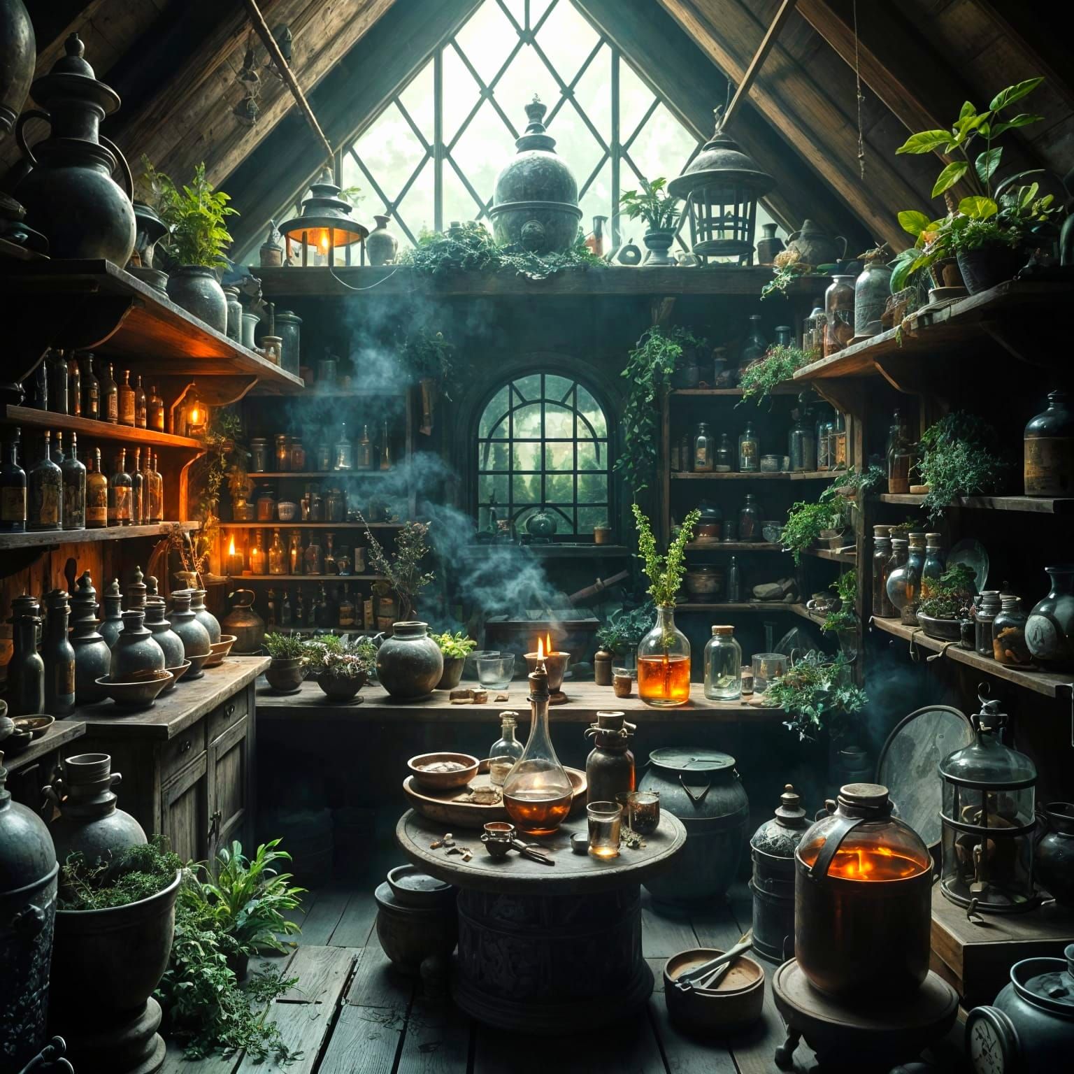 Witches/Wizards Room  by @Danio