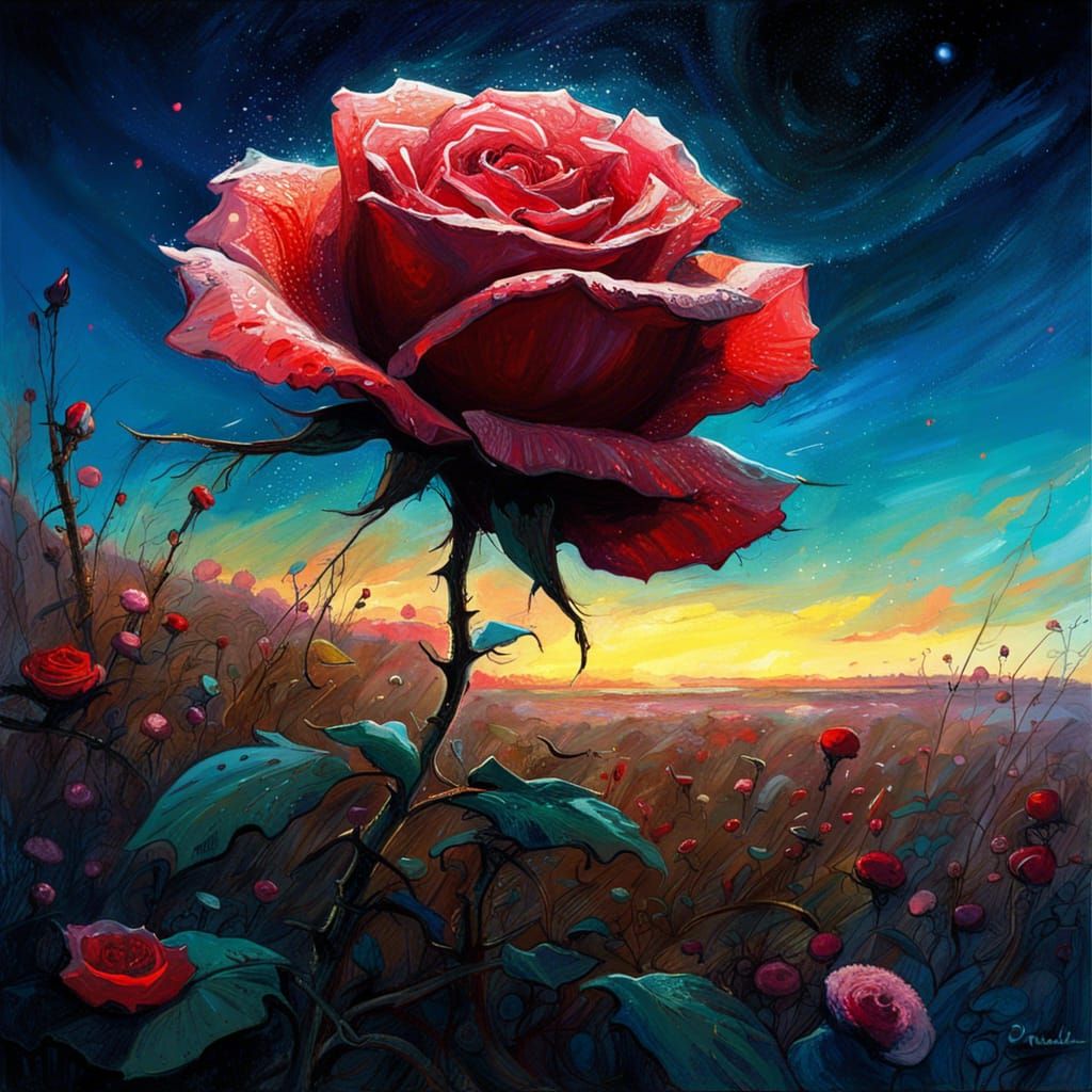 Rose  by @cheesepuff 