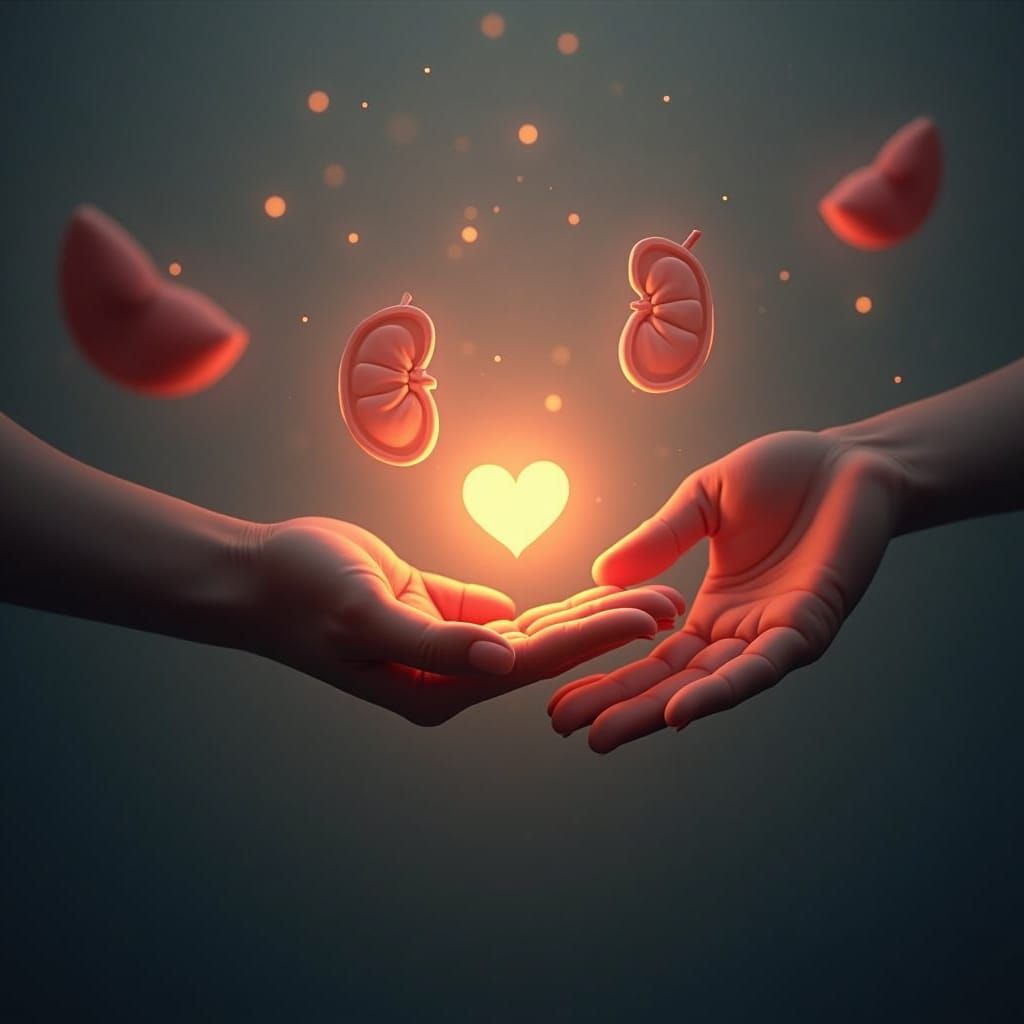 An emotive and impactful visual representing the importance ...