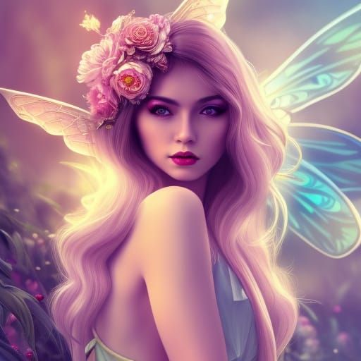 Beautiful Fairy - AI Generated Artwork - NightCafe Creator