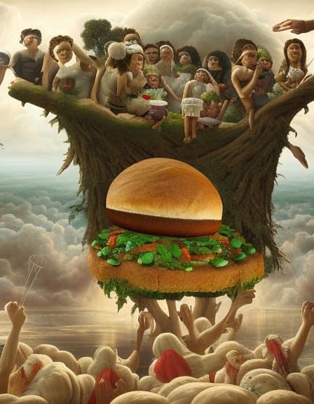 Au royaume de la faim la terre est prosaïque ;la pleine lune...