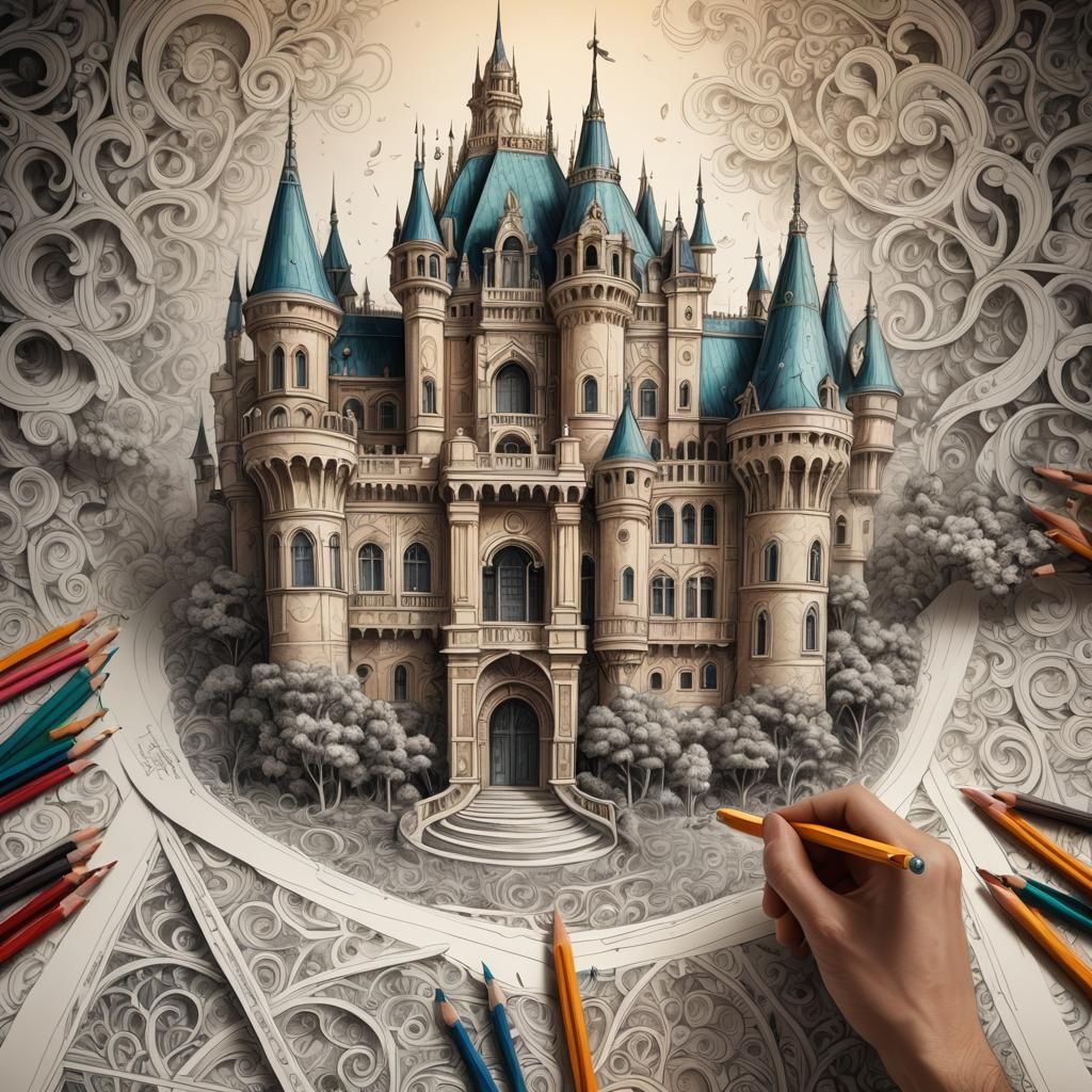 Masterpiece - By my artificial hand🤚🖋️  by @FishOclock