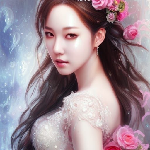 Bridal Nayeon - AI Generated Artwork - NightCafe Creator