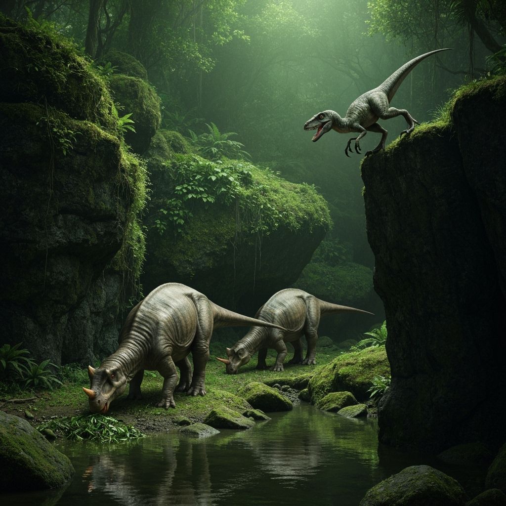 Jurassic period  by @Prompt accident