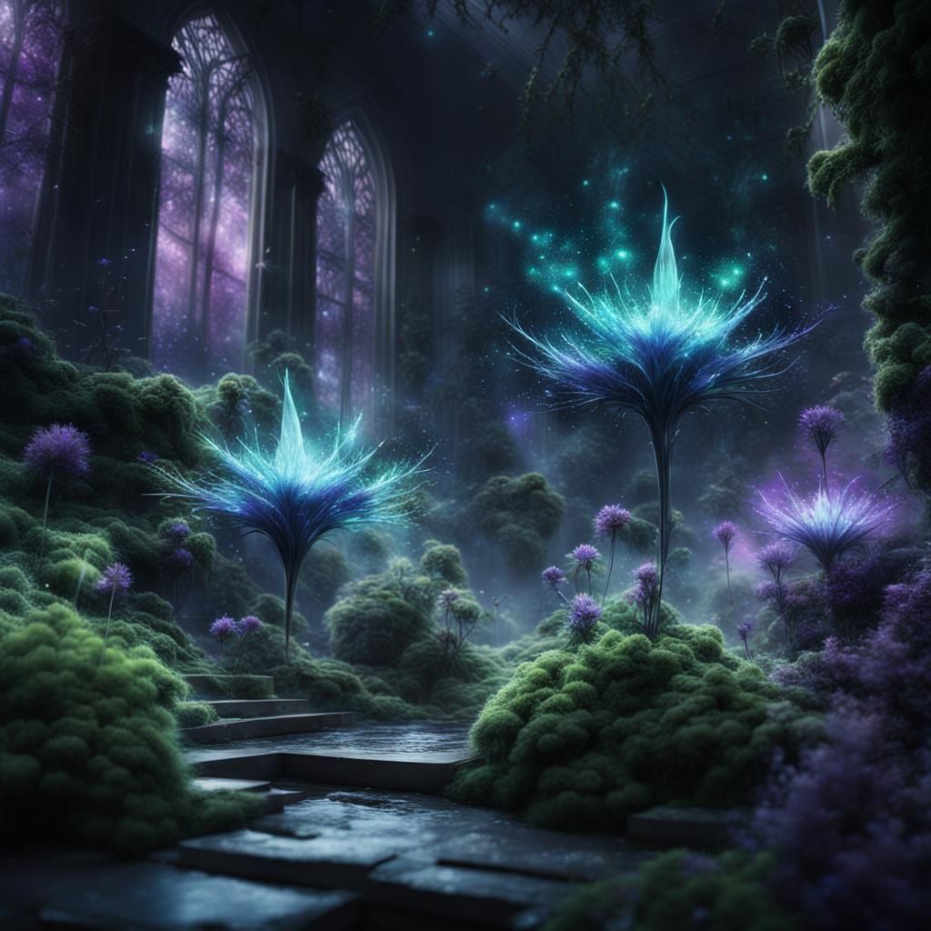 Mystical plants appear  by @Nt3rprtr