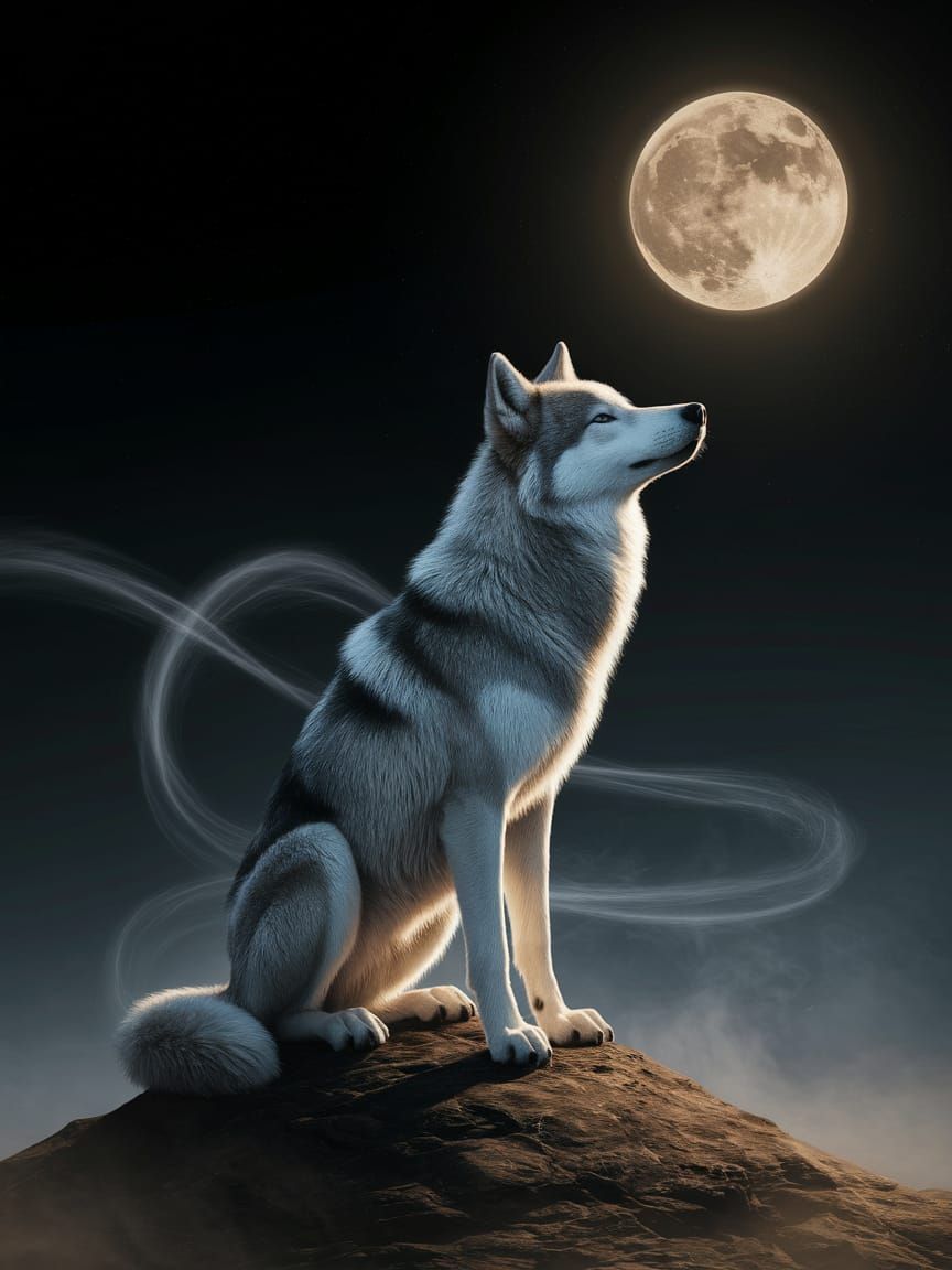 wolf 🐺  by @The guitar man