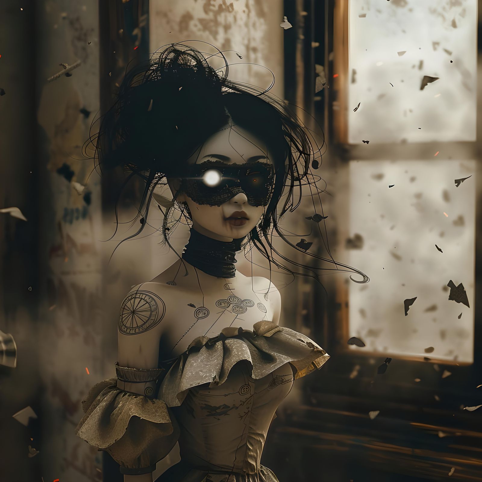 The haunted beauty
