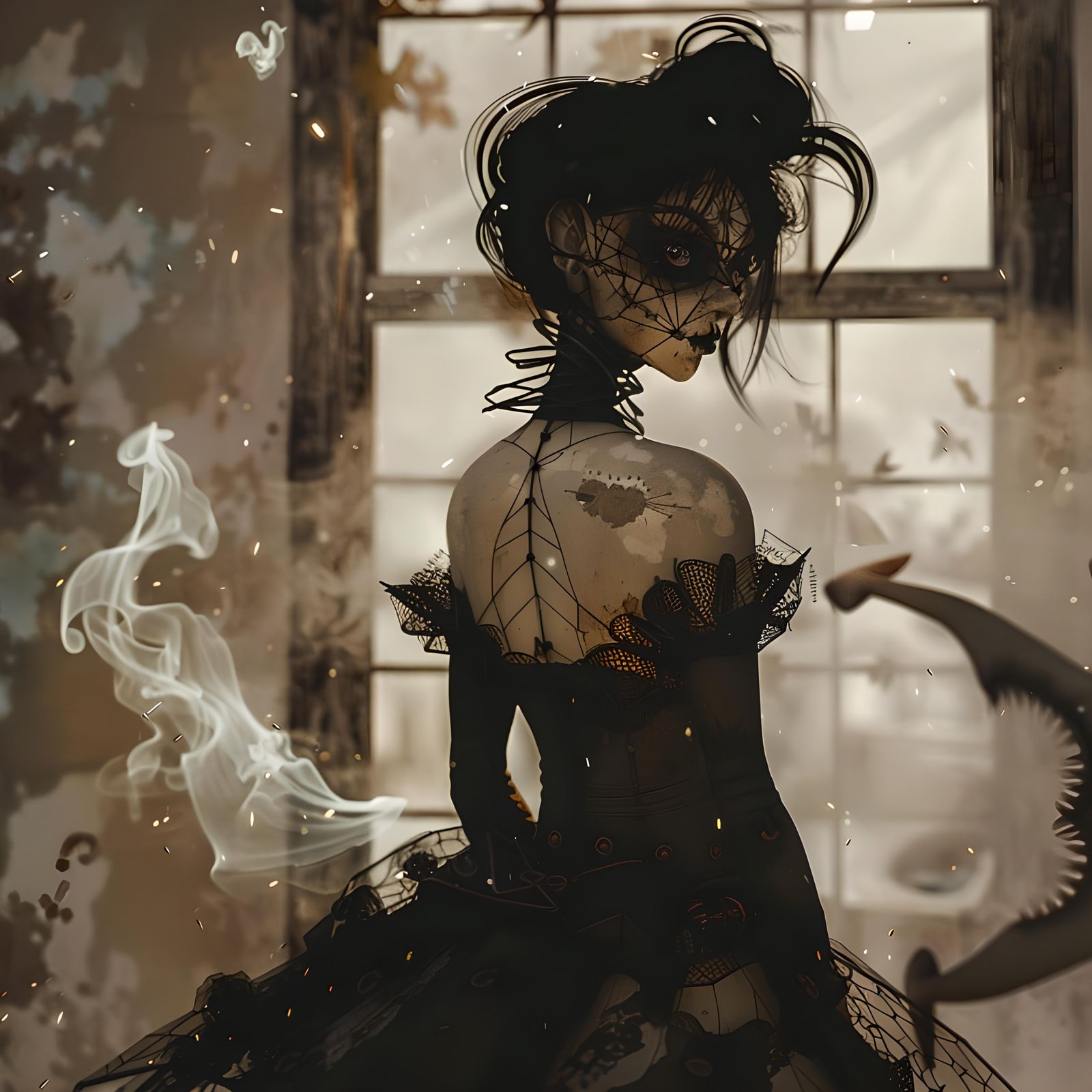 The haunted beauty