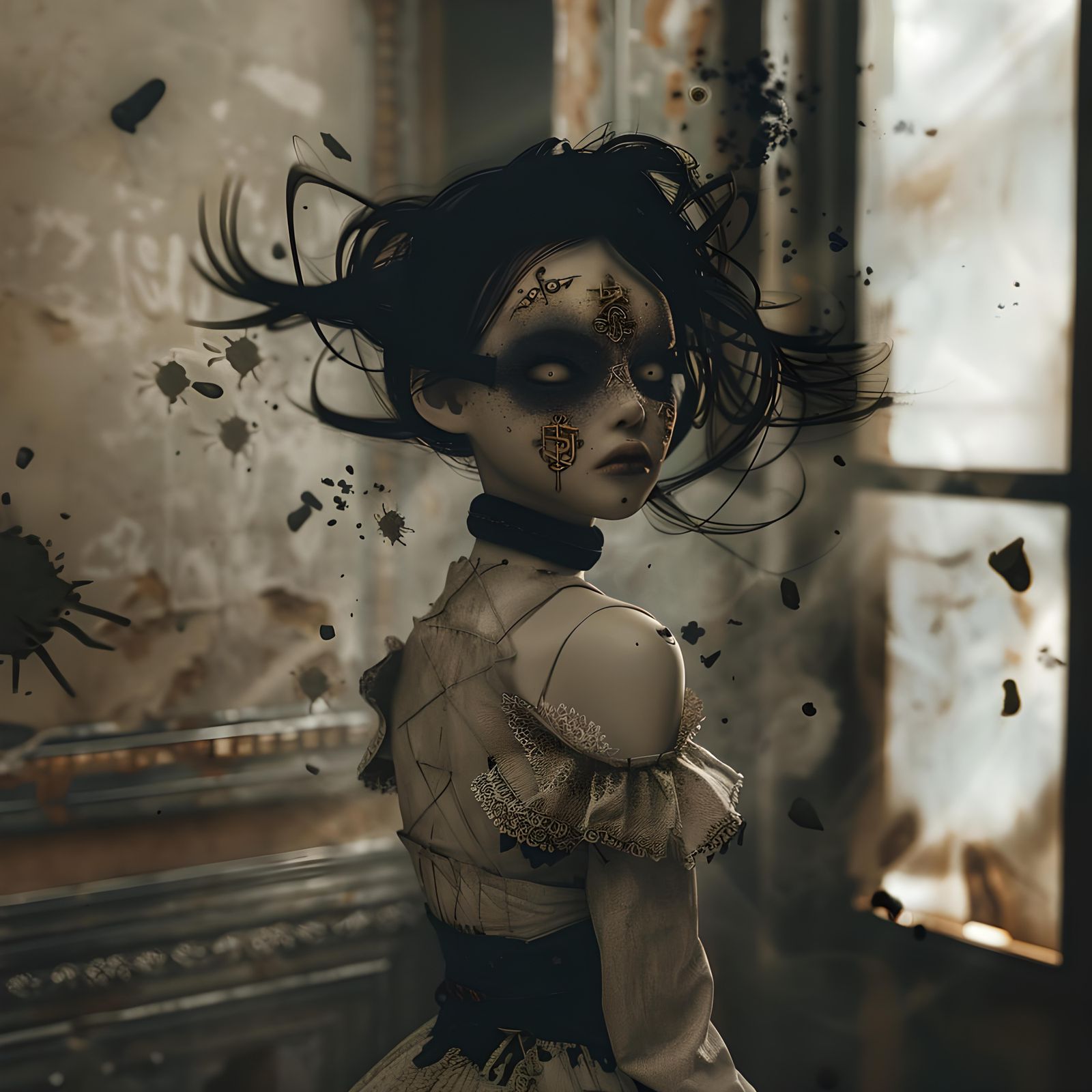 The haunted beauty