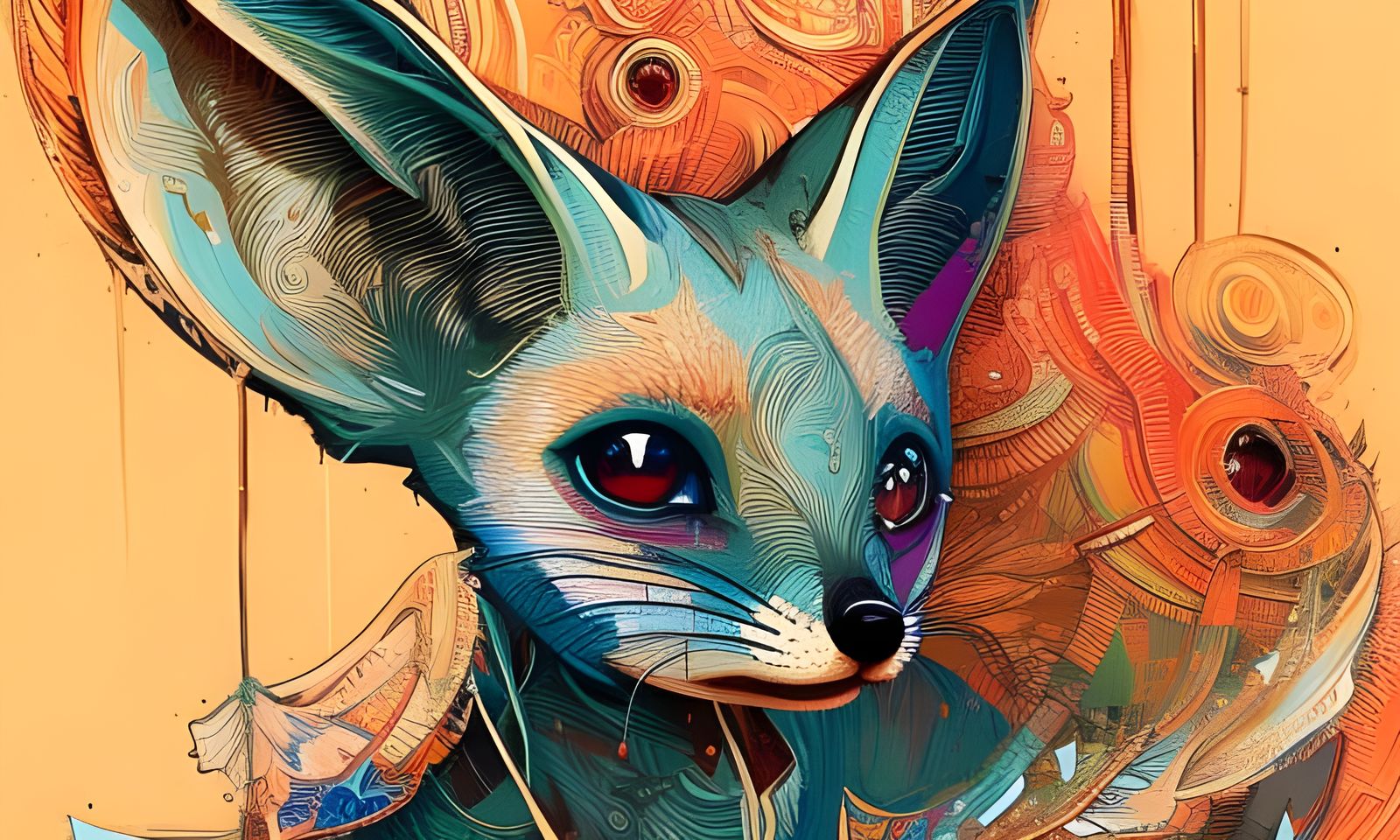 Sweet fennec fox 🦊   by @A Savage Is Born