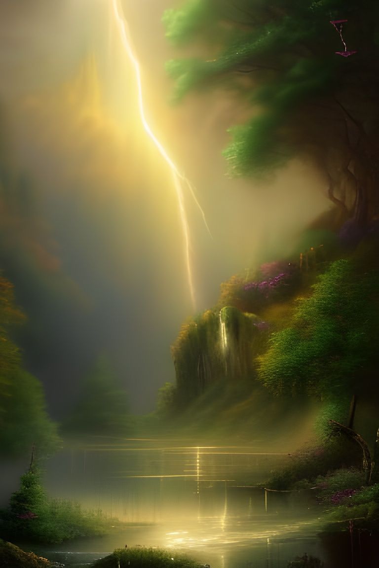 lightning in a bottle AI Generated Artwork NightCafe Creator