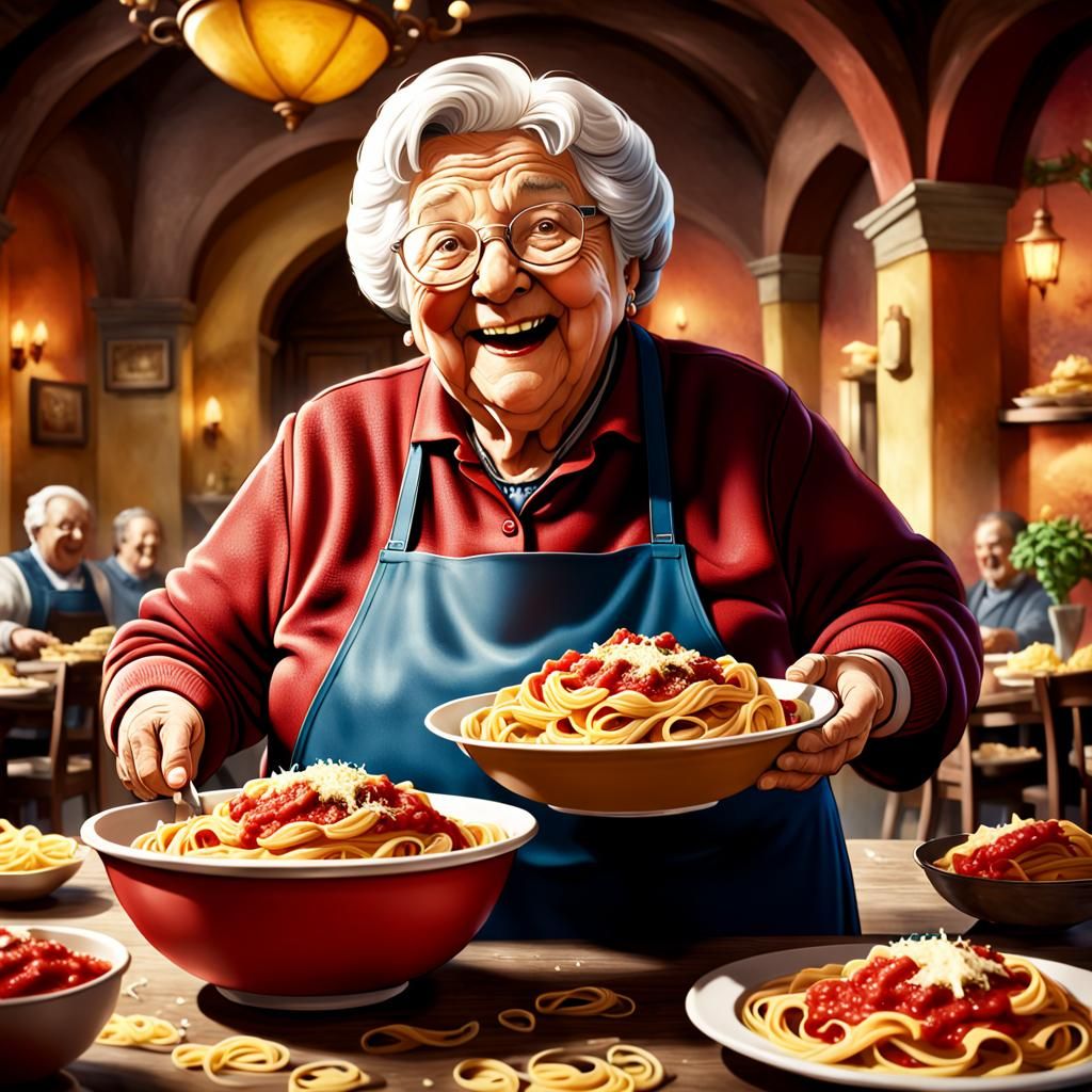 Make Nonna Happy—Mangia!   by @Crispy Bess