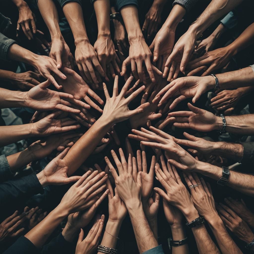 All the beautiful hands