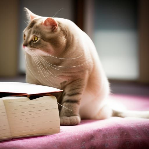 Chonky trying to get smart