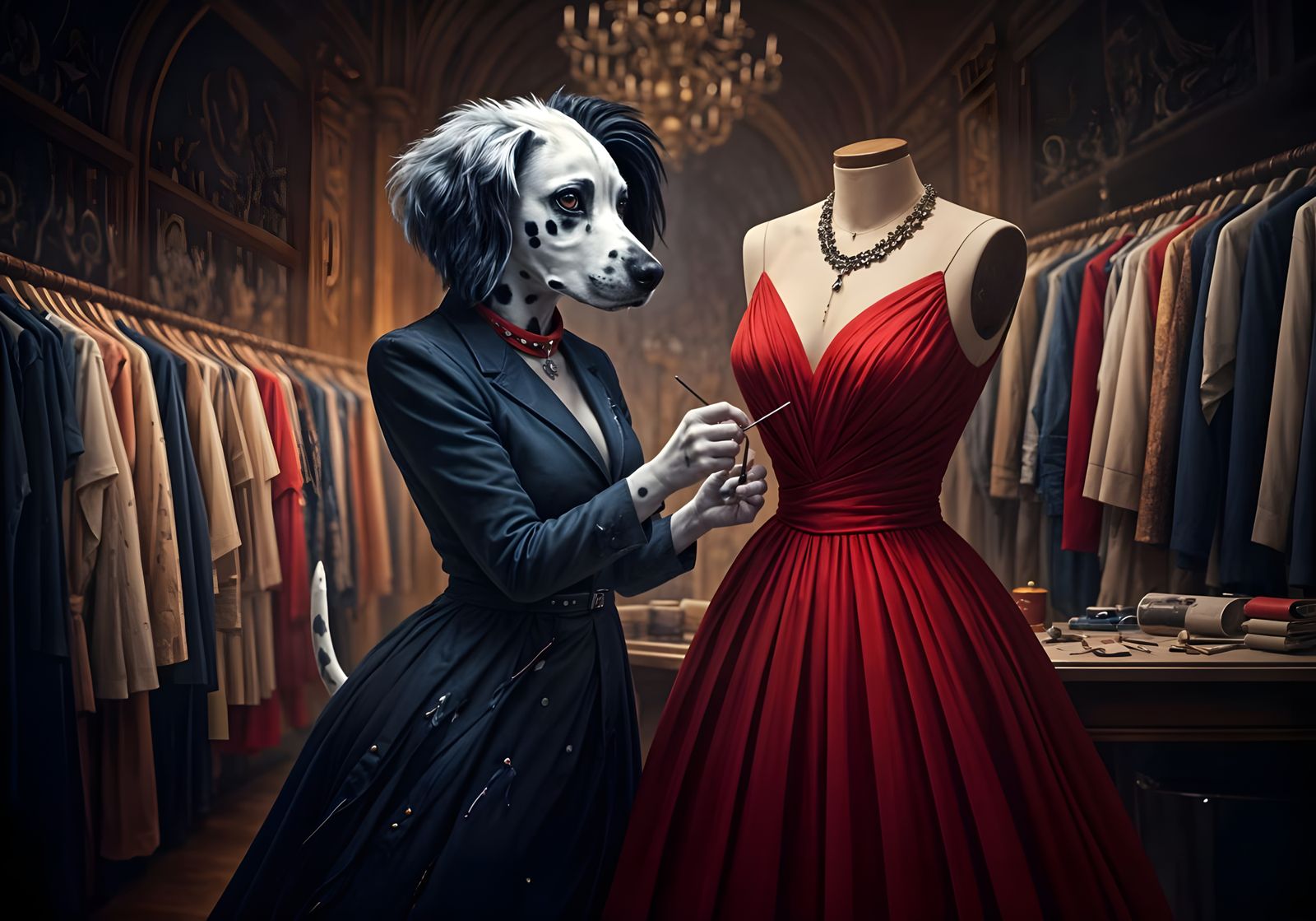 Fashionista at Work  (the devil is in the details) *spot on!  by @KBunny001