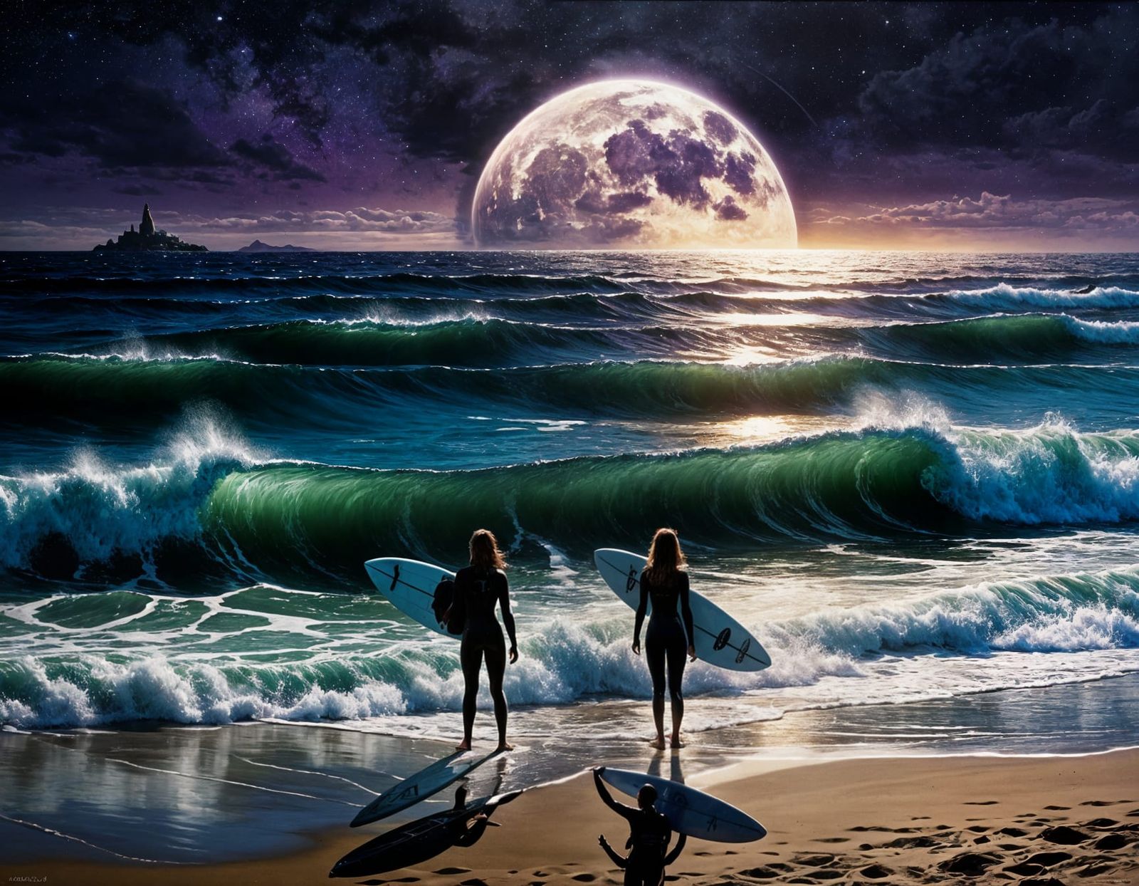 Surfing at the Edge of the World  by @kauri