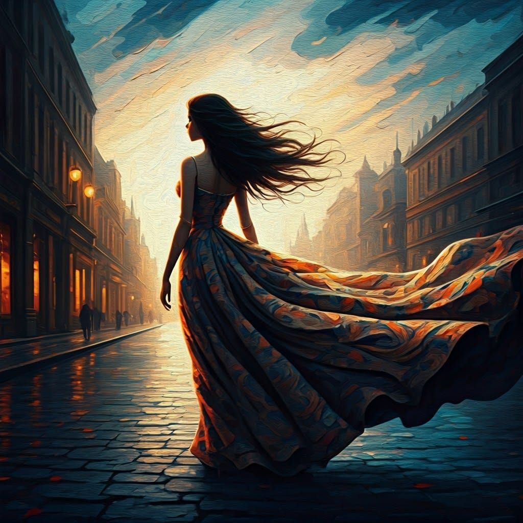 blustering dusk...