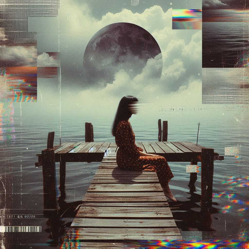 she doesn't care because the rain is with her