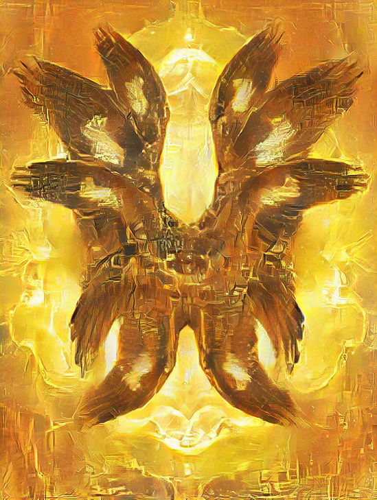 Golden Bible Angel