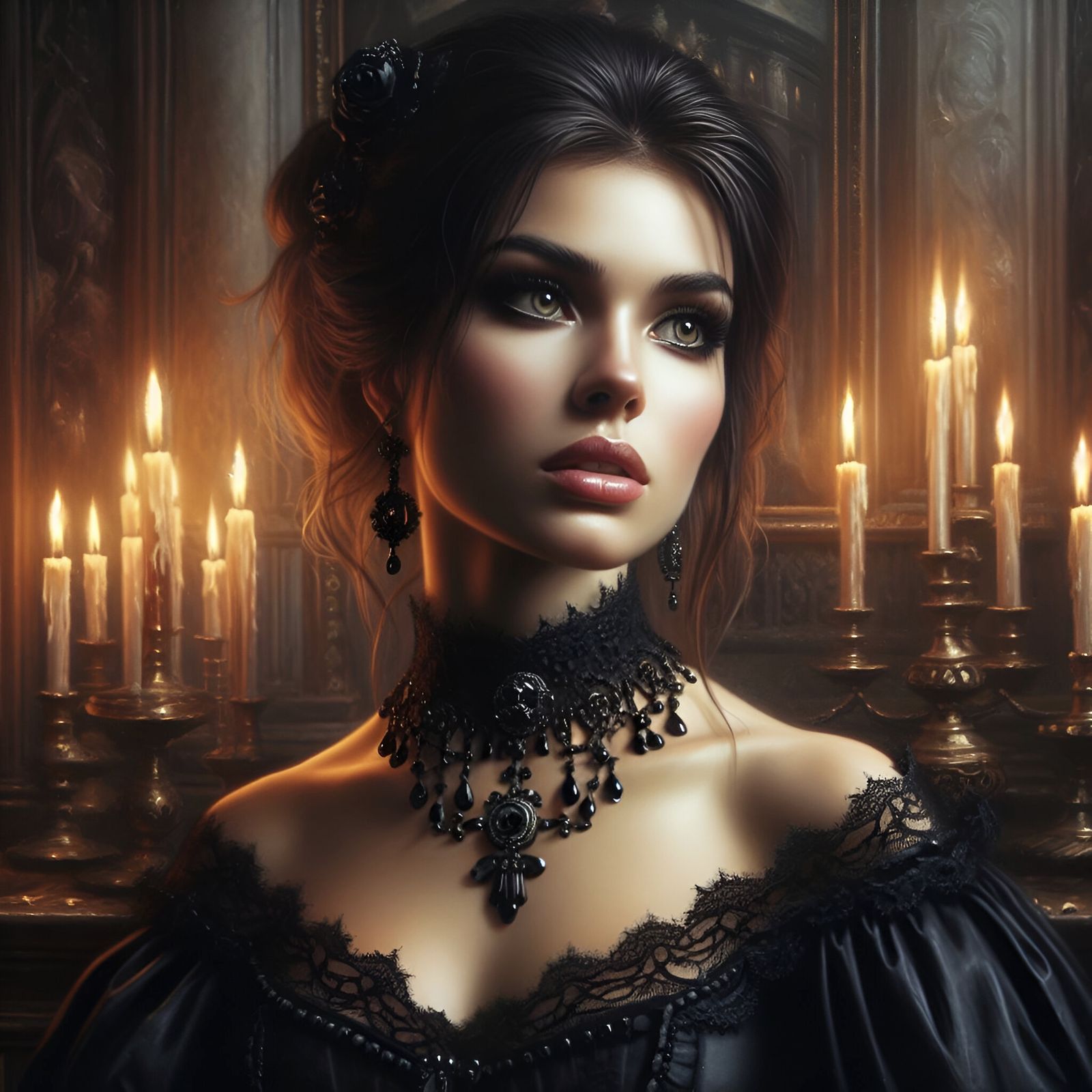 Beautiful gothic woman  2