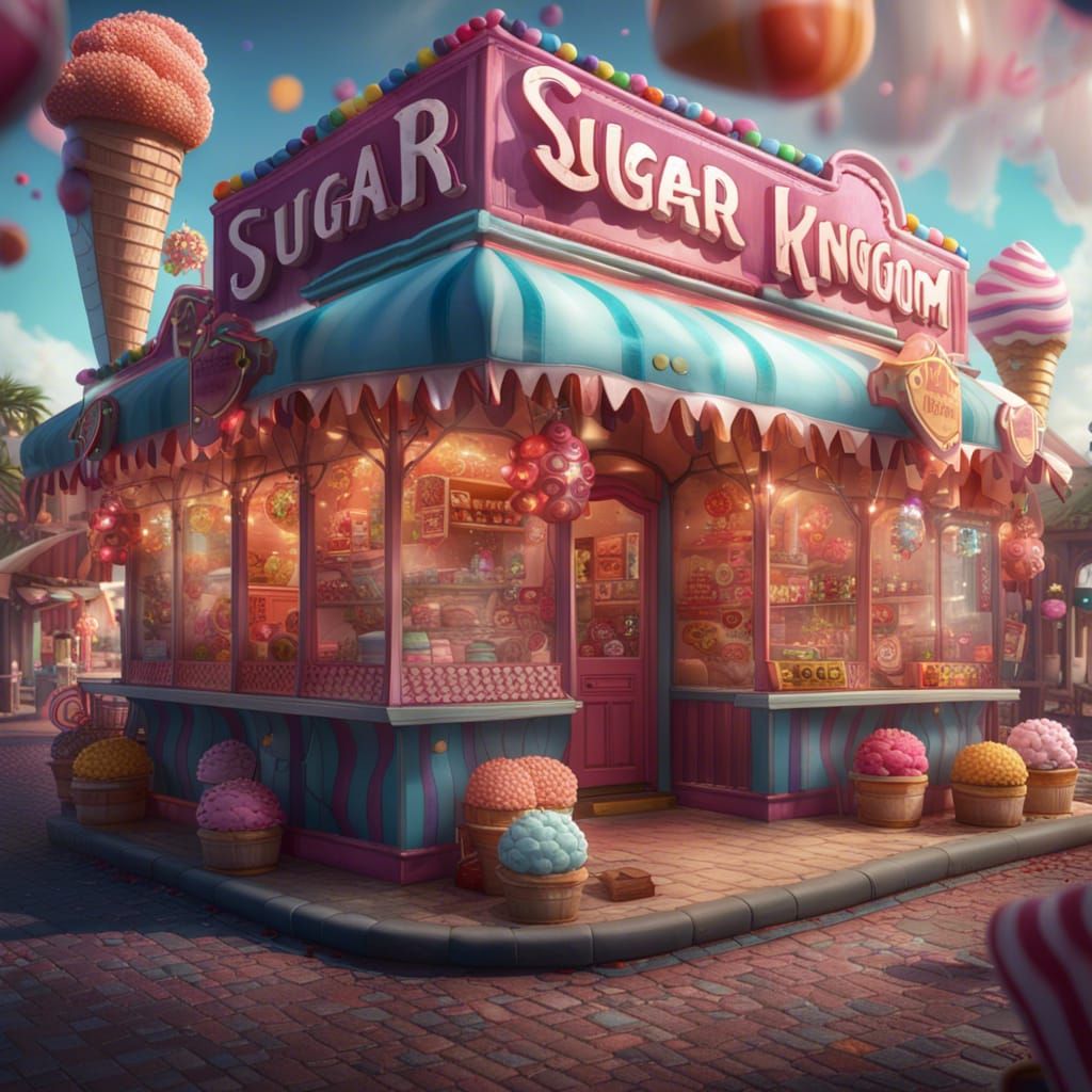 Sugar Kingdom AI Generated Artwork NightCafe Creator
