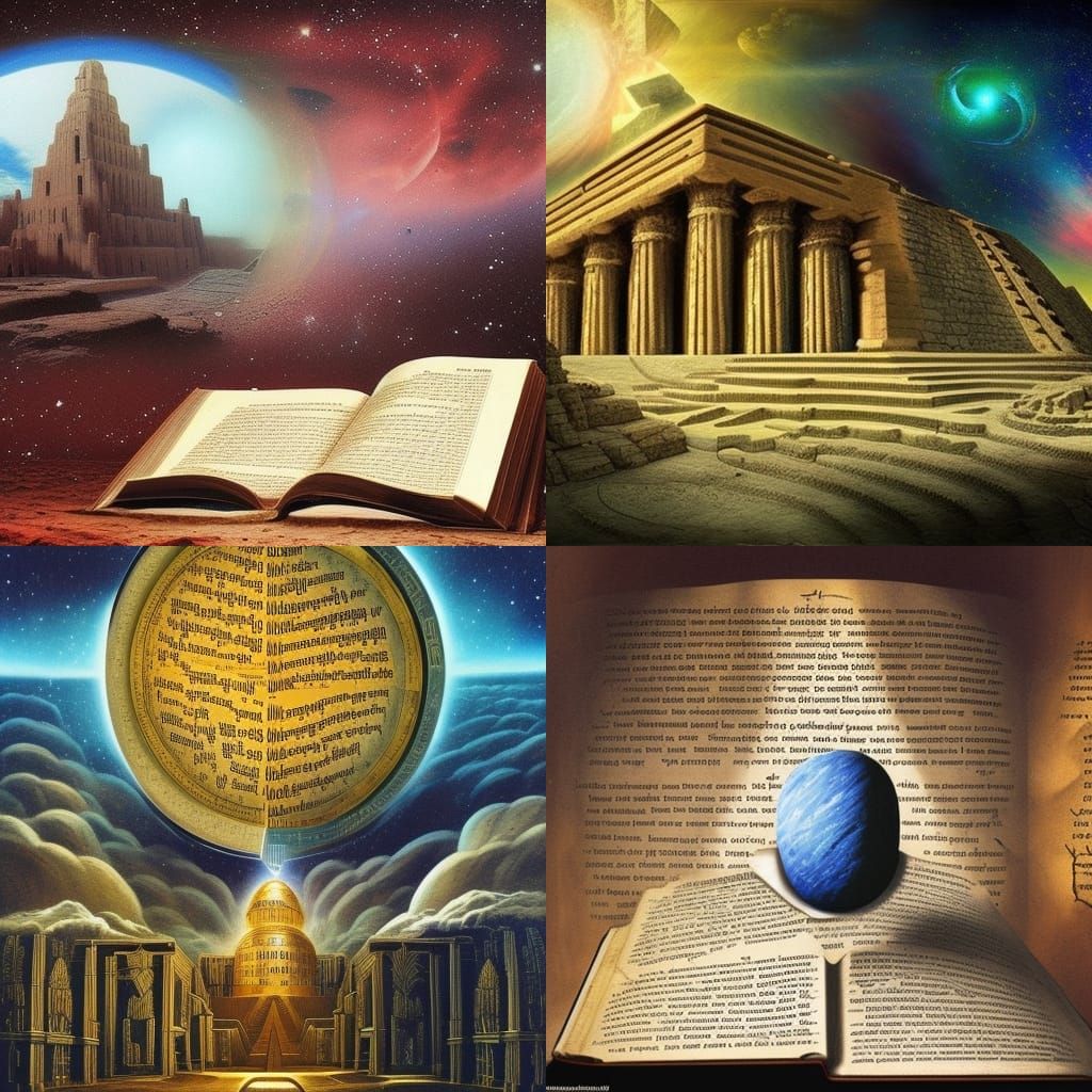 ancient knowledge text expressing the secrets of time space ...