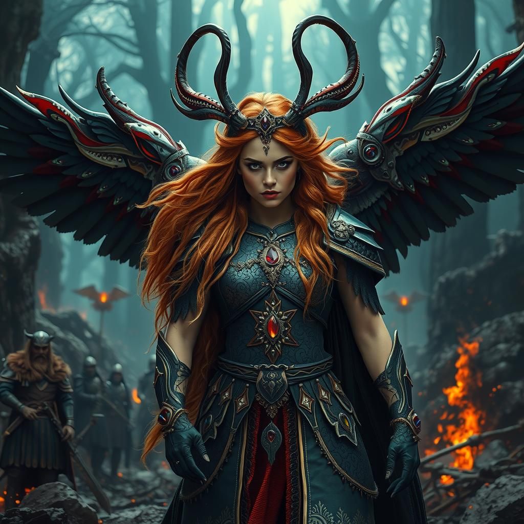 Diana - The Harpy Viking Warrior Princess  by @Lunar Eclipse