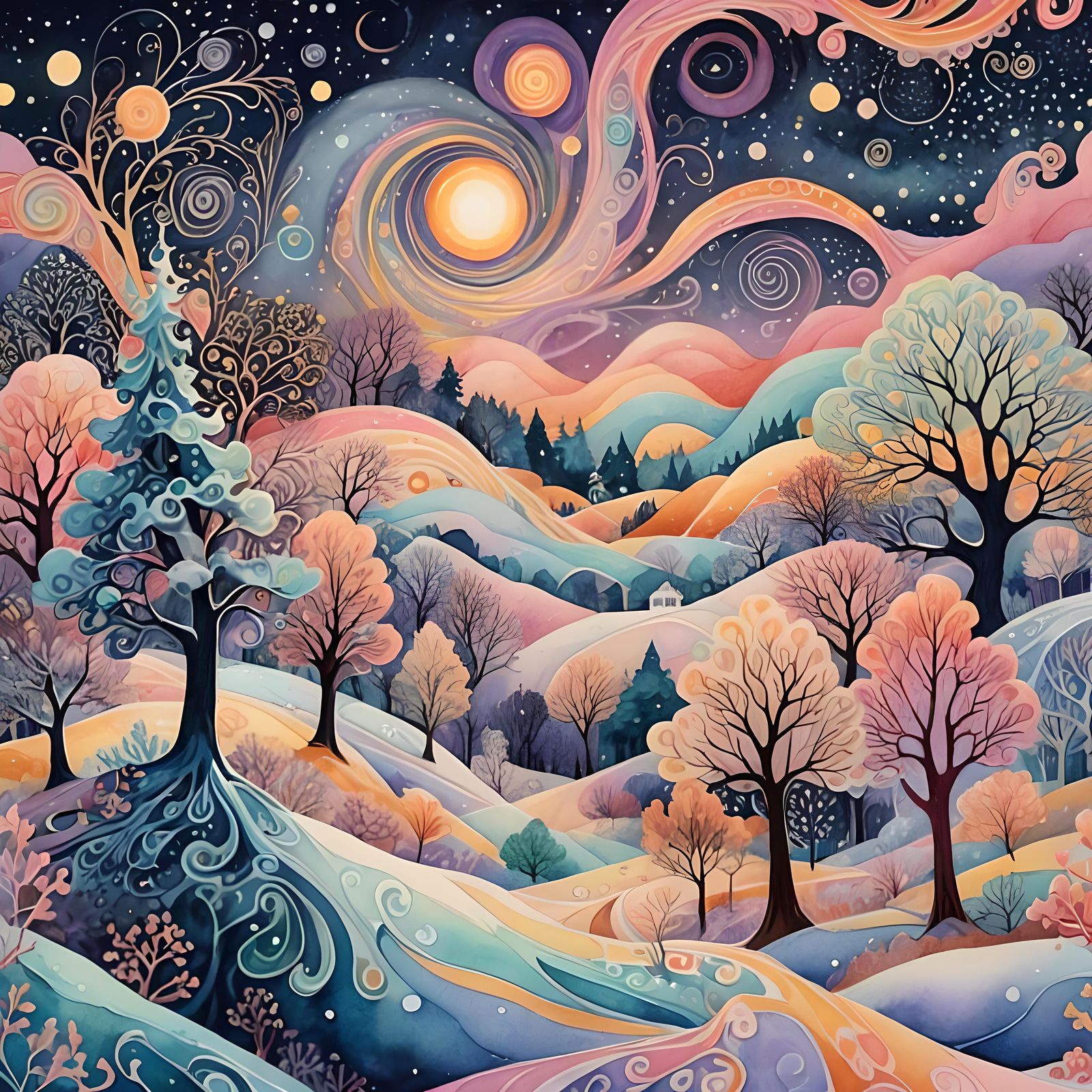 winter night 
  by @Floe Joe 