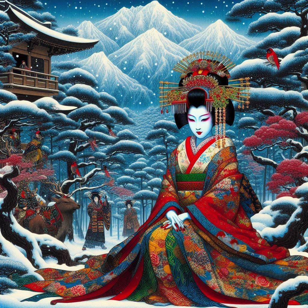 Geisha in the Snow